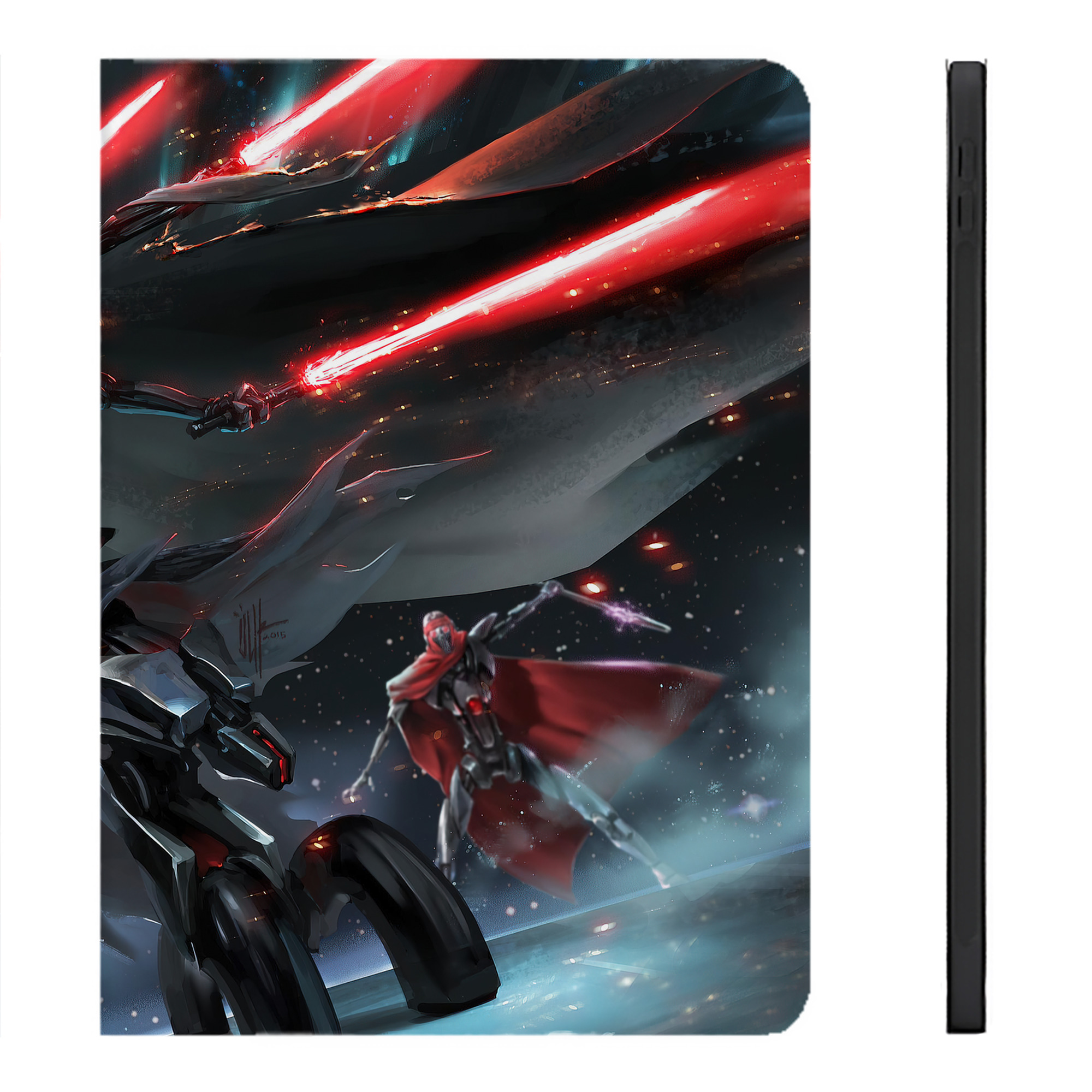 （画像用） スター・ウォーズ Star Wars IPadケース ペンホルダー付き ブックスタイルデザイン